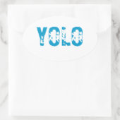 YOLO OVALE STICKER (Tas)