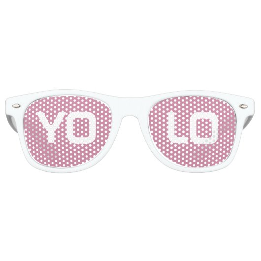YOLO RETRO ZONNEBRIL (Voorkant)