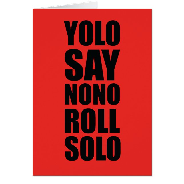 YOLO Roll Solo (Voorkant)