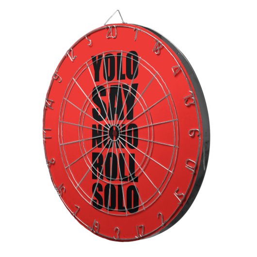 YOLO Roll Solo Dartbord (Voorkant Rechts)