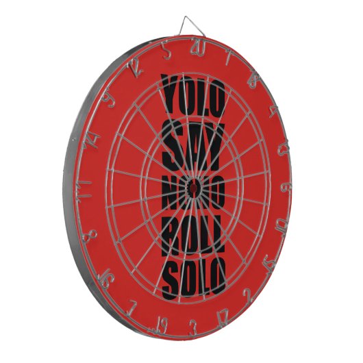 YOLO Roll Solo Dartbord (Voorkant Links)
