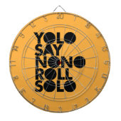YOLO Roll Solo gevuld Dartbord (Voorkant)