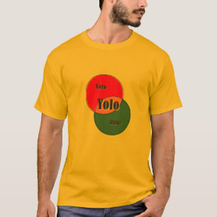 Yolo Yoyo Rolo venn-diagram T-shirt