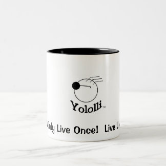 Yololli! Tweekleurige Koffiemok