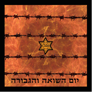 Yom Hashoah Fotobeeldje Magneet
