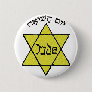Yom Hashoah Ronde Button 5,7 Cm