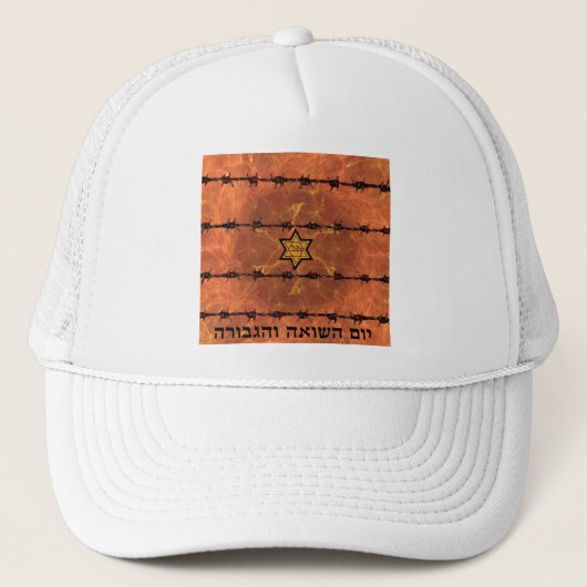 Yom HaShoah Trucker Pet (Voorkant)