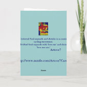 Yom Kippour Dix dans une carte de voeux blanche de (Dos)