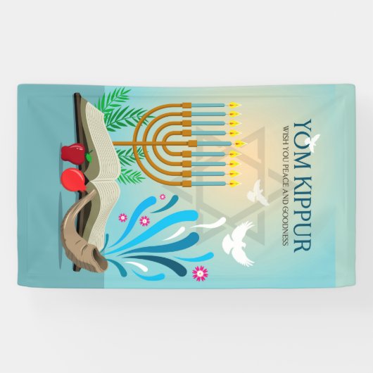 Yom Kippur Banner (Horizontaal)