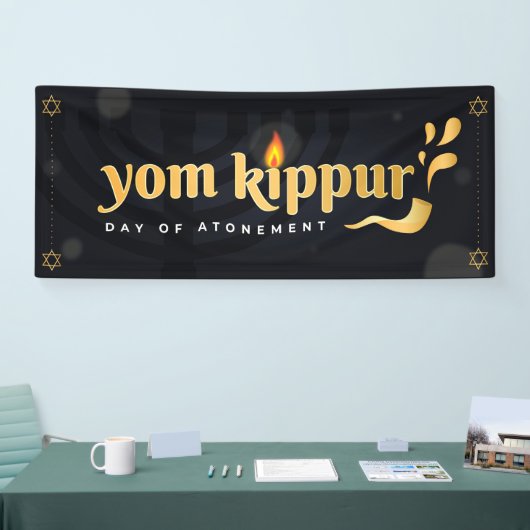 Yom Kippur Banner (Beurs)