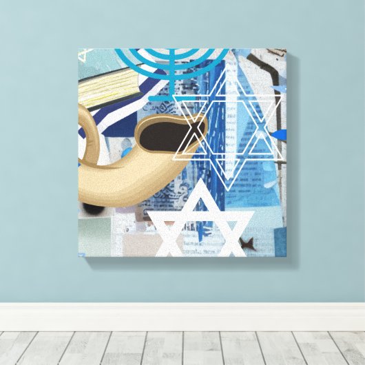 Yom Kippur Canvas Afdruk (Insitu (Houten vloer))