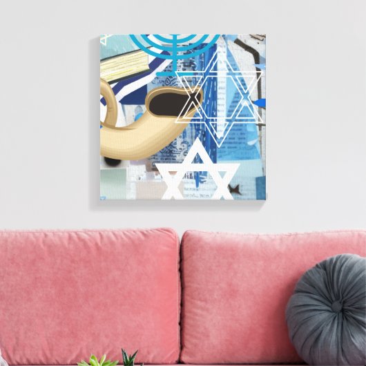 Yom Kippur Canvas Afdruk (Insitu (Woonkamer))