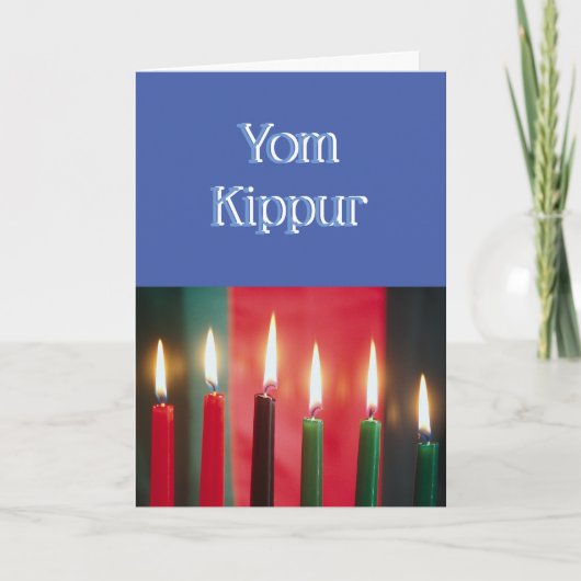 Yom Kippur card Kaart (Voorkant)