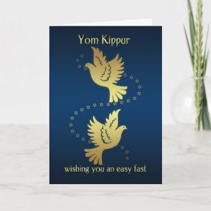 Yom Kippur - de Gouden Duiven van het Effect Kaart