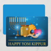 Yom Kippur Feestdagenkaart (Voorkant / Achterkant)