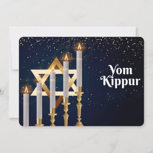 Yom Kippur Feestdagenkaart (Voorkant)