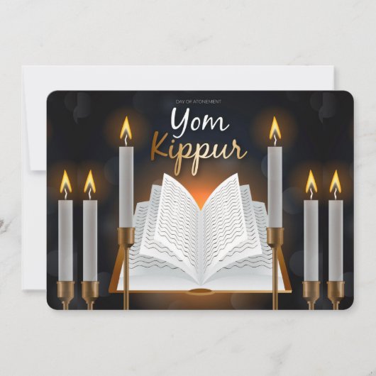 Yom Kippur Holiday Card Feestdagenkaart (Voorkant)
