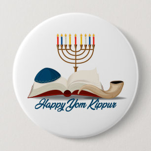 Yom Kippur Ronde Button 4,0 Cm