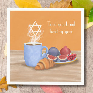 Yom Kippur Vastenbreken: koffie, granaatappels Servet