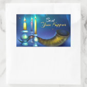 Yom Kippur vierkante sticker (Tas)
