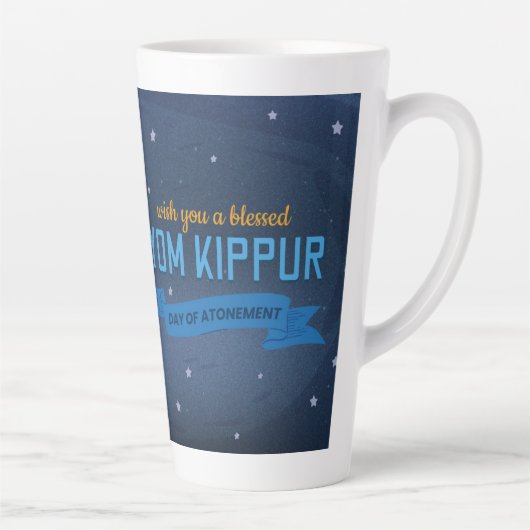 Yom Kipur Latte Mug (Droite)