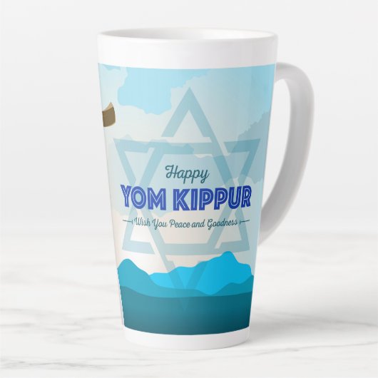 Yom Kipur Latte Mug (Angle droit)