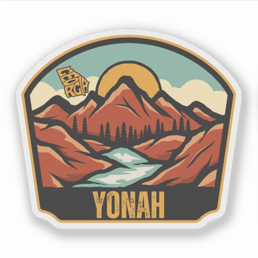 Yonah, Georgia Sticker (Voorkant)