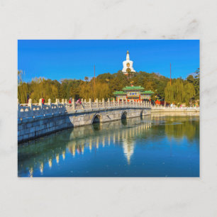 Yongan Bridge   White Stupa Briefkaart