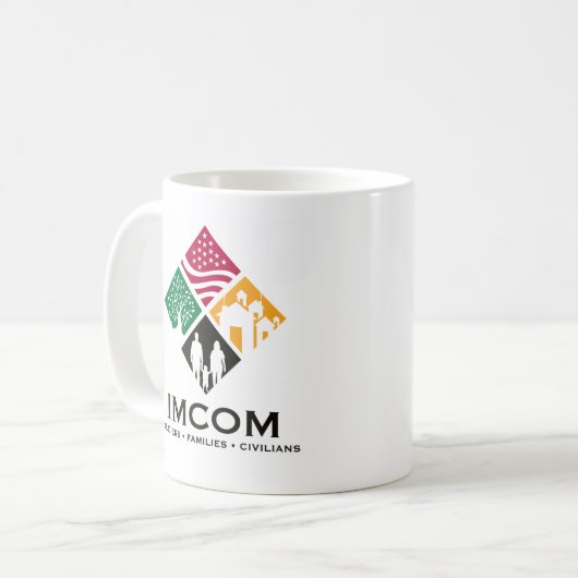 Yongsan et tasse de logo d'IMCOM (Devant gauche)