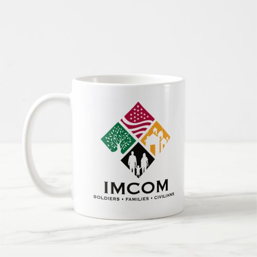 Yongsan et tasse de logo d'IMCOM (Gauche)