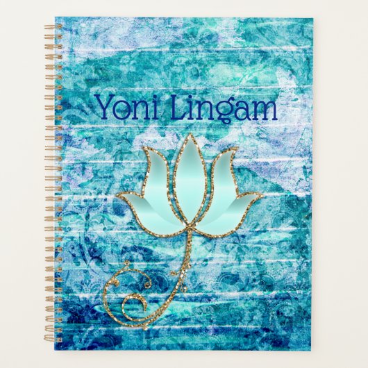 Yoni Lingam Lotus Flower Planner (Voorkant)