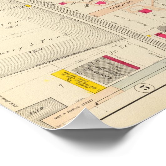 Yonkers Map Poster (Hoek)