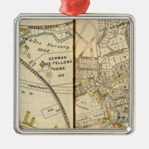 Yonkers, New York 16 Metalen Ornament