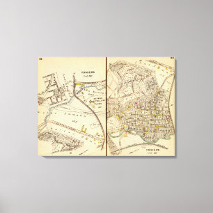 Yonkers, New York 17 Canvas Afdruk