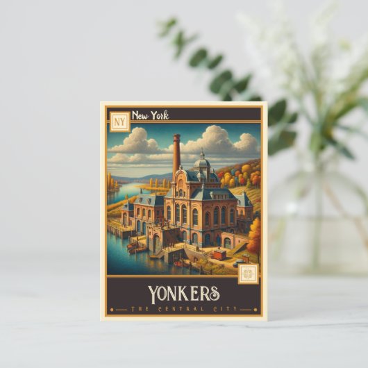 Yonkers, New York | Briefkaart (Staand voorkant)