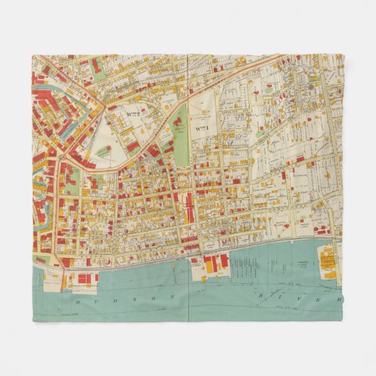 Yonkers New York Fleece Deken (Voorkant (Horizontaal))