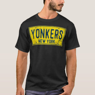 Yonkers NY Old New York Licence Bord Disted G T-shirt