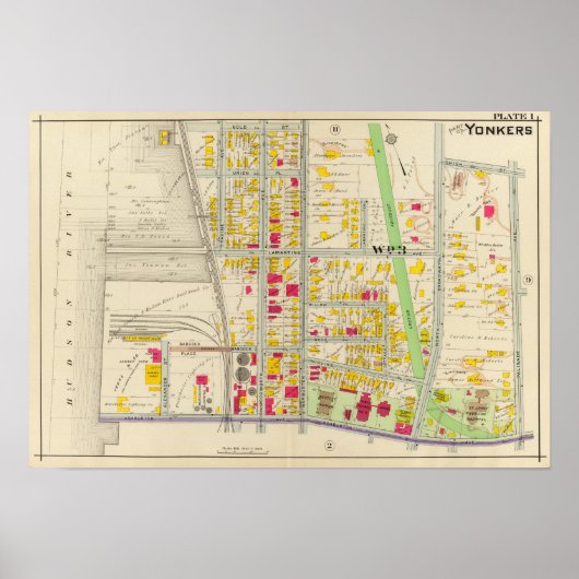 Yonkers, NY Poster (Voorkant)