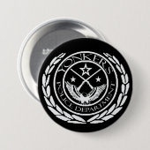 Yonkers PD 3"-toets/badge Ronde Button 7,6 Cm (Voorkant /achterkant)