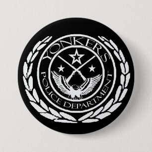 Yonkers PD 3"-toets/badge Ronde Button 7,6 Cm