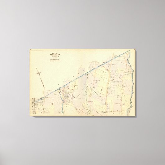 Yonkers wards 3-4, New York 2 Canvas Afdruk (Voorkant)