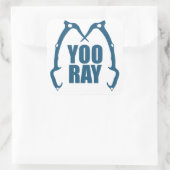 Yoo Ray (ouray) IJstijgbeeld Vierkante Sticker (Tas)