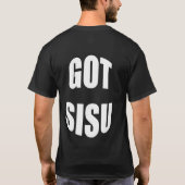 Yooper a obtenu à Sisu le T-shirt noir (Dos)