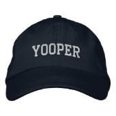 Yooper geborduurd Basic Pet Navy Blue (Voorkant)