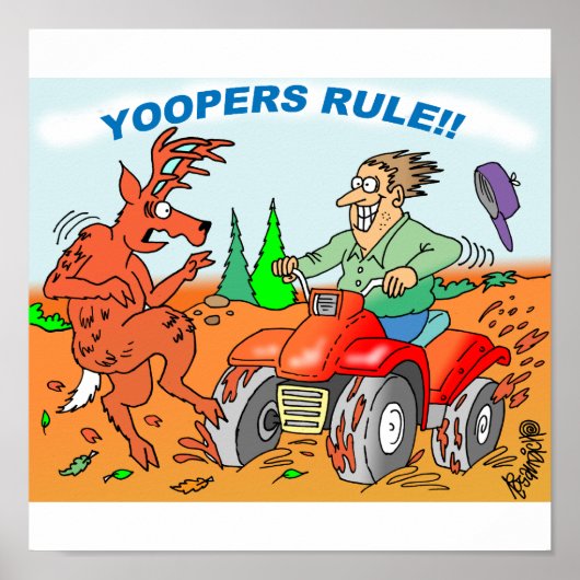 Yoopers Rule! Sauna Poster (Voorkant)