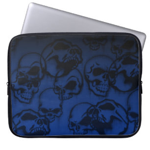 Yorick's Skull Creepy Abstract Laptop Sleeve