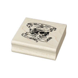 Yorick's Skull Stamp Rubberstempel