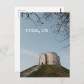 York Castle UK Carte postale Yorkshire Castle Muse (Devant / Derrière)