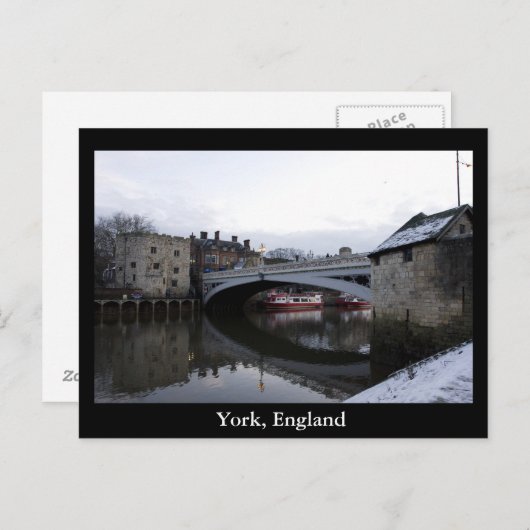 York, Engeland Briefkaart (Voorkant / Achterkant)