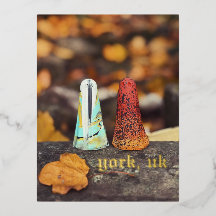 York Ghosts UK Folie Briefkaart Halloween Spooky